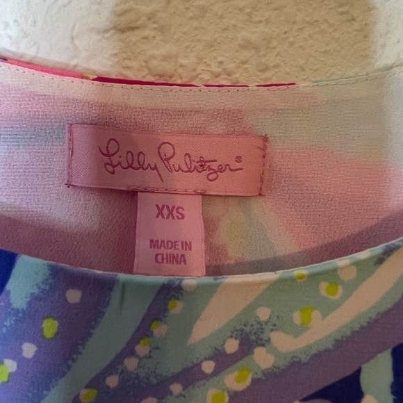 Lilly Pulitzer Jackie Shift Silk Sleeveless Mini Dress in Oh My Guava XXS - Picture 7 of 8